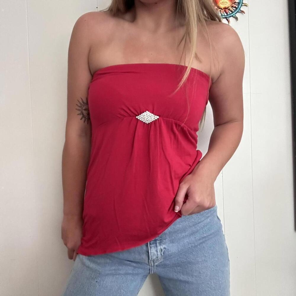 Vintage 00s Strapless Top